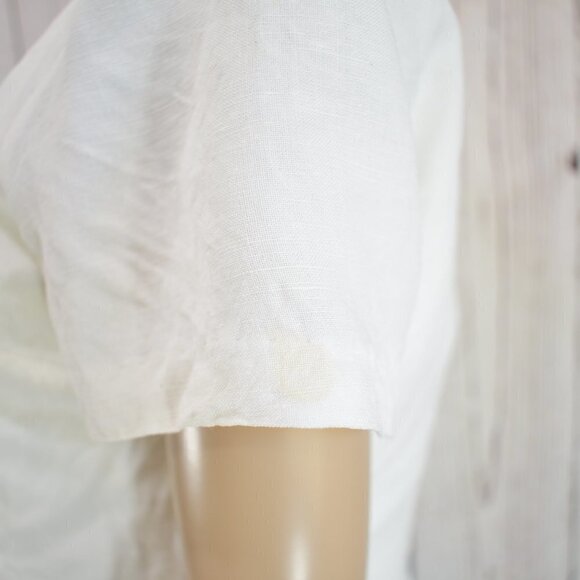 Plaza South 80's Vintage Linen and Rayon Two Pieces Skirt Set - Picture 8 of 10